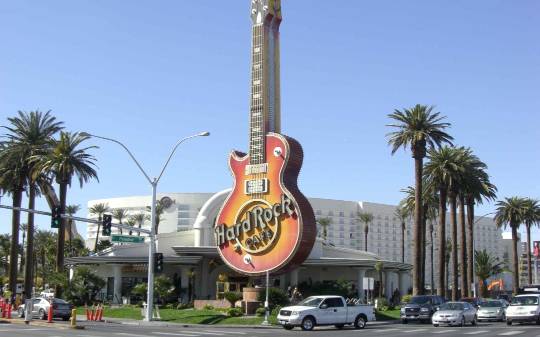 Las Vegas Hard Rock Cafe’s guitar headed to Neon Museum