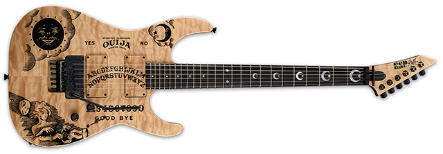ESP Unveils Kirk Hammett Signature KH Ouija Natural Guitar